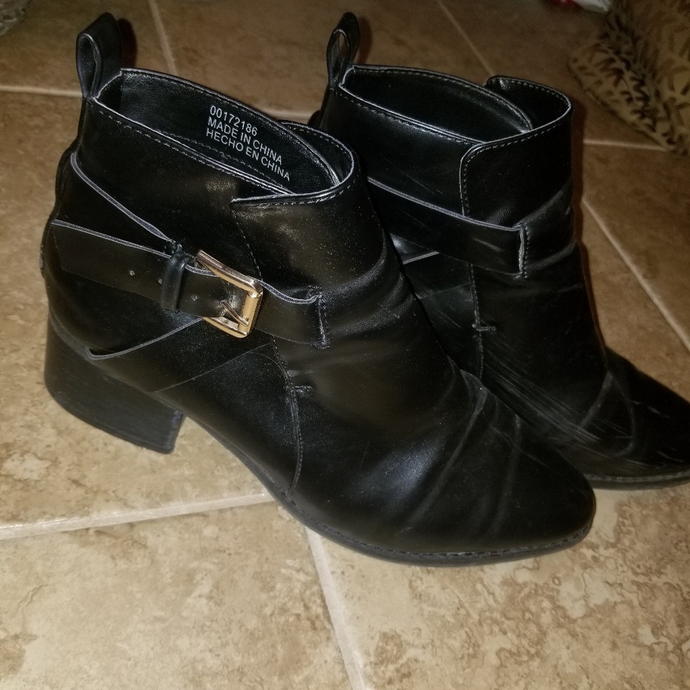 Black boots
